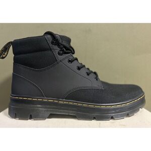 Dr. Doc Martens Rakim Mens Black Nylon Ankle Boots Sz 13 Utility Combat NWOT